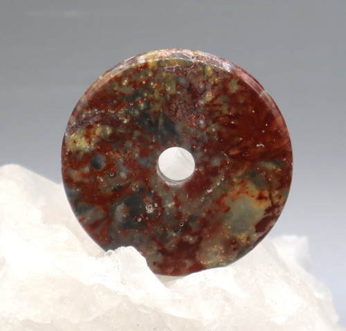 Pendentif donut agate crazy - pendentif,