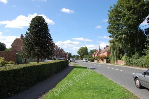 Photo 6x4 main road - main, road,