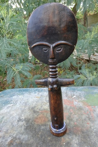 Sculpture poupèe ashanti - poupèe,