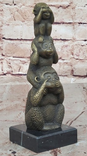 Vienne bronze singe trophée - bronze,