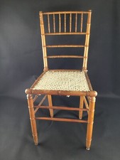 Chaise d’opéra en bois Napoléon III imitation bambou