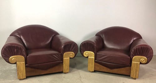 Fauteuils style art - paire),