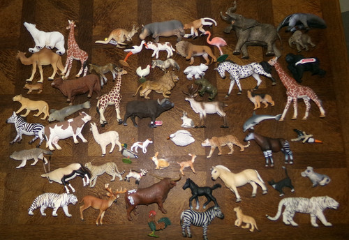 Lot figurines schleich - 58,