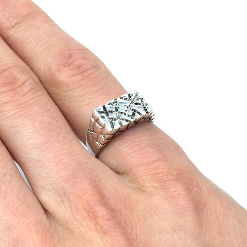 Bague argent sterling 925 - argent,