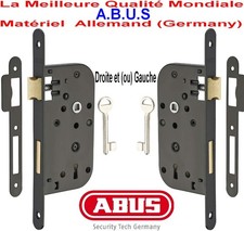 ABUS Serrure de Grande Qualité encastrer Réversible pour porte de Chambre Axe 50