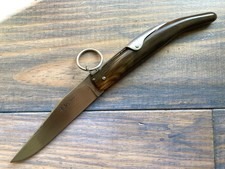 Ancien Couteau  TARRY LEVIGNE BELLE CORNE PALME TBE VINTAGE KNIFE MESSER