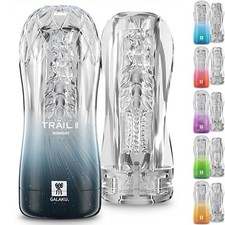 Masturbateur Homme Transparent GALAKU Masturbation Sensation Plaisir Intense FR