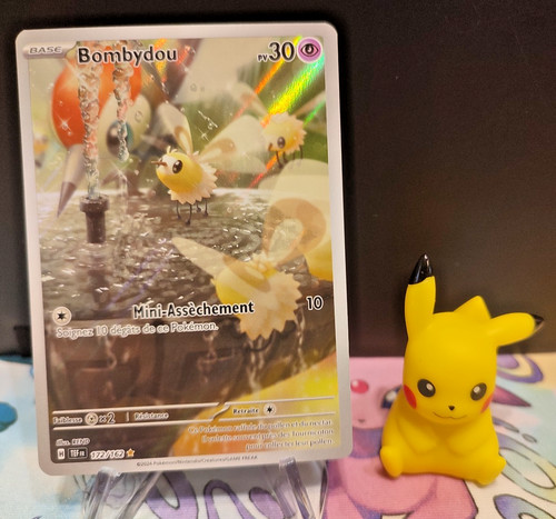 Carte pokemon bombydou 172 162 - carte,
