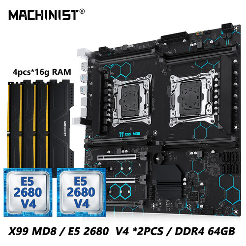 Carte mère x99 md8 - x99, double