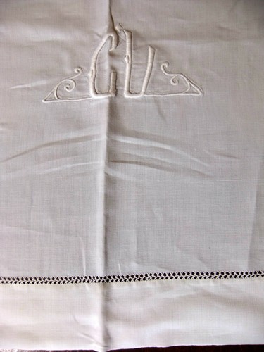 Drap ancien fil lin - en,
