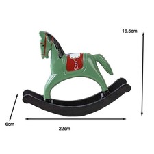 Figurine cheval à bascule en