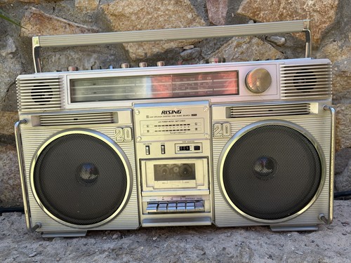 Vintage boombox rising - boombox,
