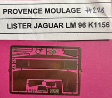 #228 - Photodecoupe pour LISTER JAGUAR Le Mans 96  Provence Moulage K1156