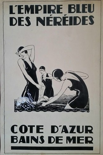 Affiche poster côté azur - poster,