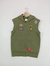 DIESEL Gilet matelassé Vert Enfant Applications Logo (INT M)