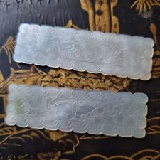 2 Jetons Anciens Nacre Gravée Papillon XVIIIè Mother Of Pearl Counter 18thC