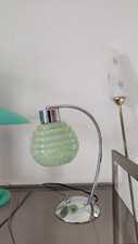 Lampe vintage opaline verre de Clichy 
