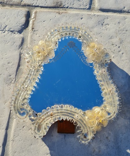 Ancien petit miroir - venitien, a