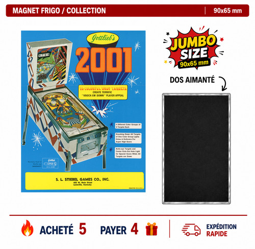 Magnet frigo 2001 - frigo, 90x65