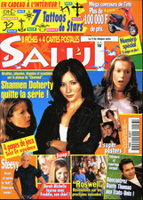 Magazine SALUT n°77,  CHARMED, ROSWELL, Jason BEHR, LORIE, Cécilia CARA, ALIZEE