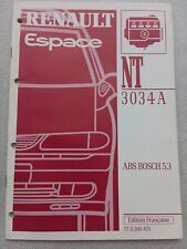 Rta Revue Manuel Technique Renault Espace ABS Bosch 5.3 XR25 Diagnostic 