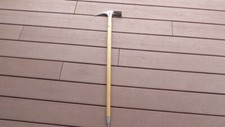 Ancien piolet vintage bois - ancien,