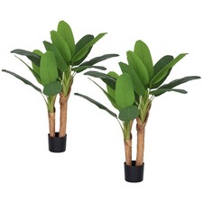 HOMCOM Lot de 2 plantes