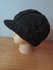 Casquette Tu Homme  Mixte Ski Hiver Fait Main  100%laine Népal Doublé Polaire 