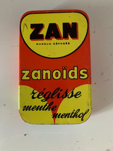Boite ancienne reglisse zan - boite,