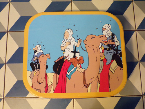 Boîte biscuit tintin - boÎte,