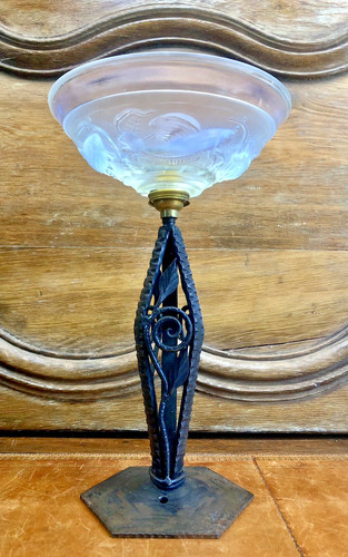 Ancienne lampe art deco 1930 - lampe,