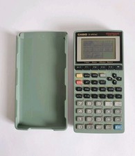 Casio fx-6910AG Calculatrice Graphique Scientifique Vert Très Bon État + Cache