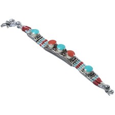 Bracelet corail turquoise