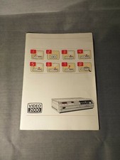 Pochette de Notice Magnétoscope Philips V2000 Vidéo 2000