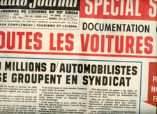 L'AUTO-JOURNAL N°334. 3 octobre 1963. SPECIAL SALON. NOUVEAUTES 1964.