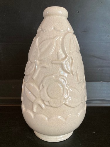 Grand vase décor floral