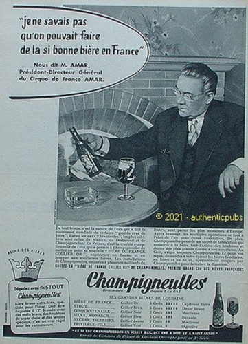 Advertisement mushrooms beers - mushrooms,