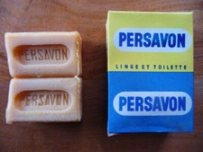 PERSAVON petit échantillon publicitaire offert par les HUILES LESIEUR, années 60