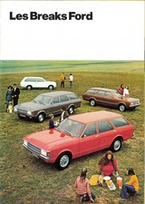 Catalogue brochure Ford gamme breaks 1973 FR - Escort Taunus Consul Granada