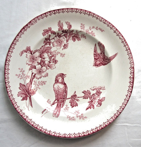 Assiette art déco signée - art, déco,
