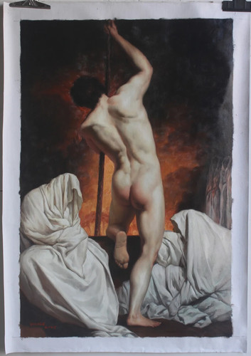 Tableau érotique peinture - tableau,