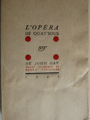 Opéra quat sous - l'opéra, john