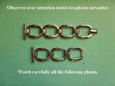 16 18 19 20 MM BRACELET ACIER INOX N.O.S. STOCK NEUF 70 ANSES FIXES OU À POMPES