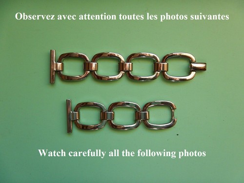 Mm bracelet acier - 18, 19