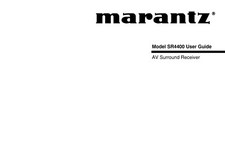 Bedienungsanleitung-Operating Instructions pour Marantz SR-4400