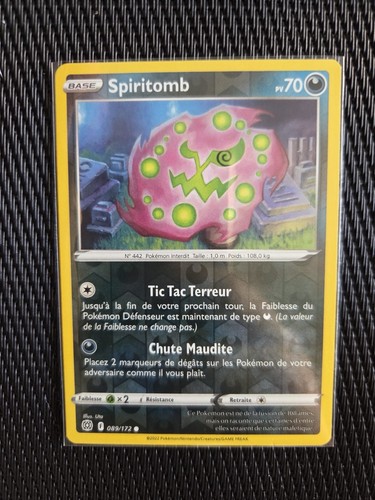 Cartes pokémon spiritomb - pokémon,