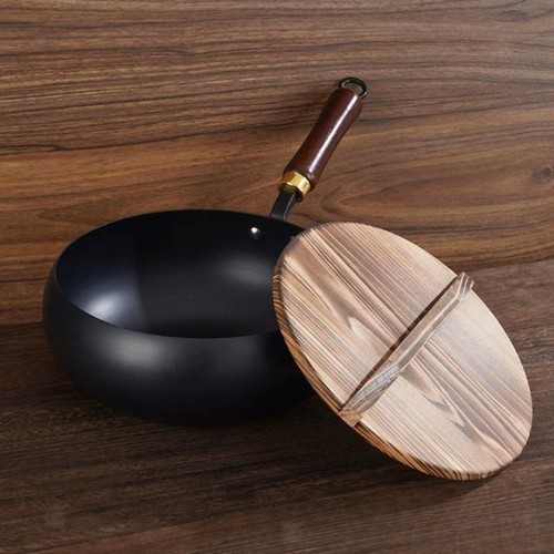 Wok antiadhésif avec - , poêle