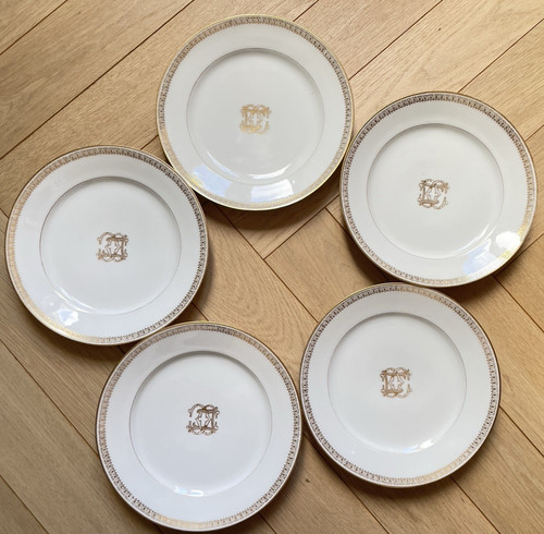 Assiettes dessert en - 5, à