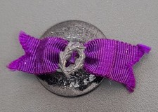 Miniature Second Empire Fayolle Paris Palmes Académiques ruban rosette ORIGINAL