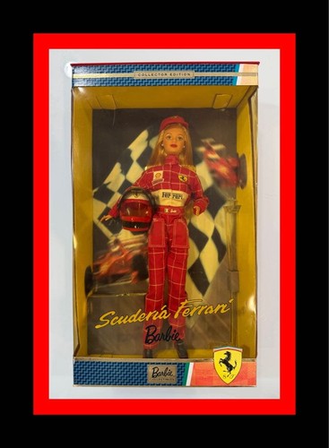 Mattel barbie scuderia ferrari - barbie,